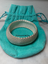Load image into Gallery viewer, Tiffany &amp; Co. Sterling Silver Somerset Mesh Weave Bracelet 116g