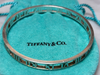 Tiffany & Co. Sterling Silver Atlas Roman Numeral Bangle 19.43g