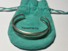 Tiffany & Co. Sterling Silver Zig Zag Open Weave Cuff Bracelet 26.83g