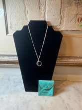 Load image into Gallery viewer, Tiffany &amp; Co. Sterling Silver Vintage Moon Double Chain Necklace 10.5g