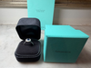 Tiffany & Co. Platinum Soleste Blue Sapphire & Diamond Engagement Ring 1.15ct 4.65g
