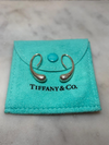 Tiffany & Co. Sterling Silver Elsa Peretti Teardrop Hoop Earrings 6g