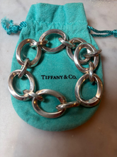 Load image into Gallery viewer, Tiffany &amp; Co. Sterling Silver Vintage Oval Link Bracelet 88g