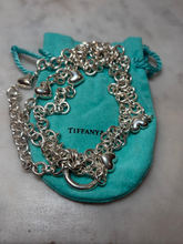 Load image into Gallery viewer, Tiffany &amp; Co. Sterling Silver 5-Strand Puffed Heart Bracelet 95.62g