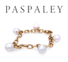 Paspaley 18ct Yellow Gold White South Sea Pearl Bracelet 37.5g