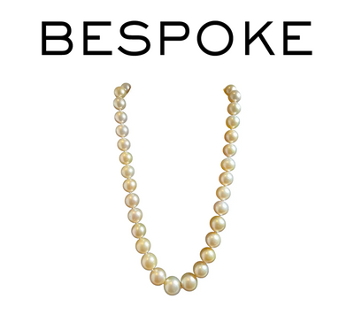 18ct Yellow Gold Cultured Pearl & Sapphire Necklace 1ct 82.6g