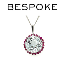 Load image into Gallery viewer, Bespoke Rock Crystal Cluster Pendant 30ct