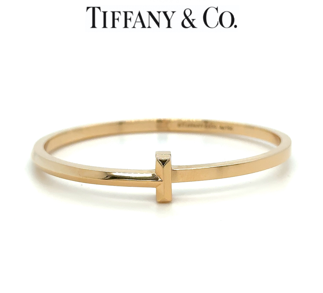 Tiffany Co T1 Hinged Bangle Sell Diamonds in Sydney