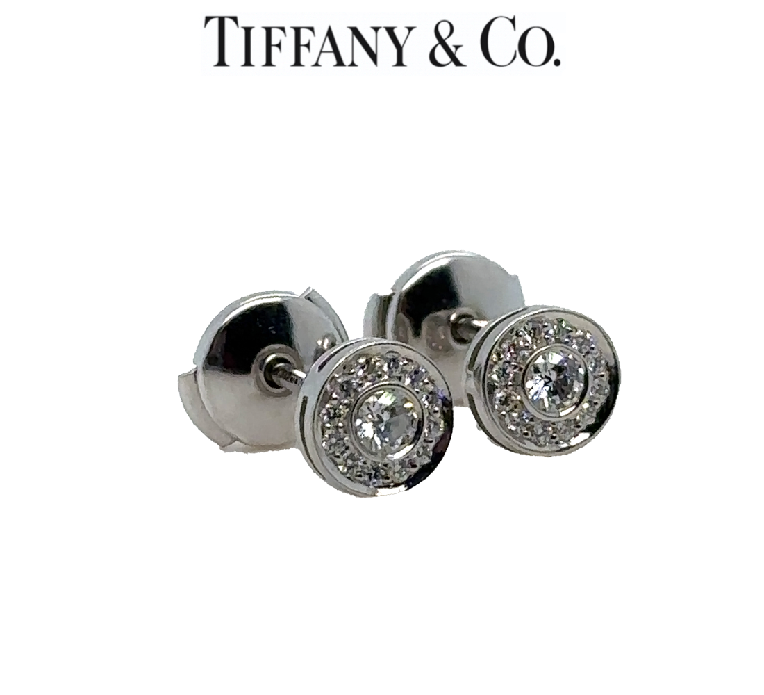 Tiffany and co 2025 diamond stud earrings