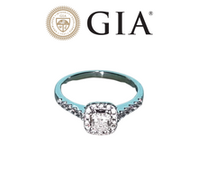 Load image into Gallery viewer, GIA Diamond Engagement Ring 0.50ct