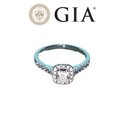 GIA Diamond Engagement Ring 1.05ct