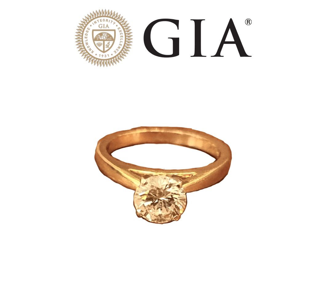 1.05ct Round Brilliant Cut Diamond Ring - Luxury Brand Jewellery