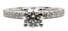 Load image into Gallery viewer, 18Ct GIA White Gold Diamond Tiffany Style Engagement Ring - Luxury Brand Jewellery