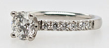 Load image into Gallery viewer, 18Ct GIA White Gold Diamond Tiffany Style Engagement Ring - Luxury Brand Jewellery