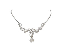 Load image into Gallery viewer, 18Ct White Gold And Diamond Heart Necklace - Luxury Brand Jewellery