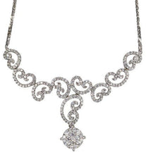Load image into Gallery viewer, 18Ct White Gold And Diamond Heart Necklace - Luxury Brand Jewellery
