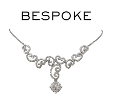 Load image into Gallery viewer, 18Ct White Gold And Diamond Heart Necklace - Luxury Brand Jewellery