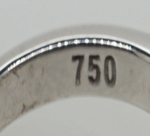 18Ct White Gold Cushion Cut Diamond Ring 0.50ct - Luxury Brand Jewellery