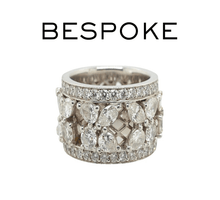 Load image into Gallery viewer, 18ct White Gold Diamond Dress Ring - Luxury Brand Jewellery
