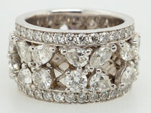 Load image into Gallery viewer, 18ct White Gold Diamond Dress Ring - Luxury Brand Jewellery