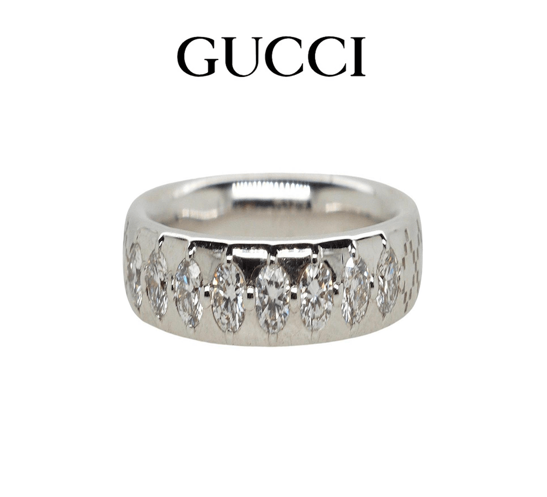 Gucci ring diamond deals