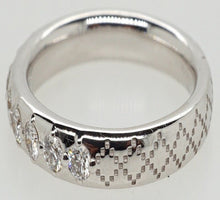 Load image into Gallery viewer, 18ct White Gold Gucci Diamatissima Ring - Luxury Brand Jewellery
