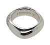 18Ct White Gold Tiffany & Co Diamond Frank Gehry Torque Ring - Luxury Brand Jewellery