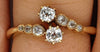 18Ct Yellow Gold Antique Burmingham Diamond Ring - Luxury Brand Jewellery