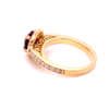 Bespoke Rhodolite Garnet and Diamond ring