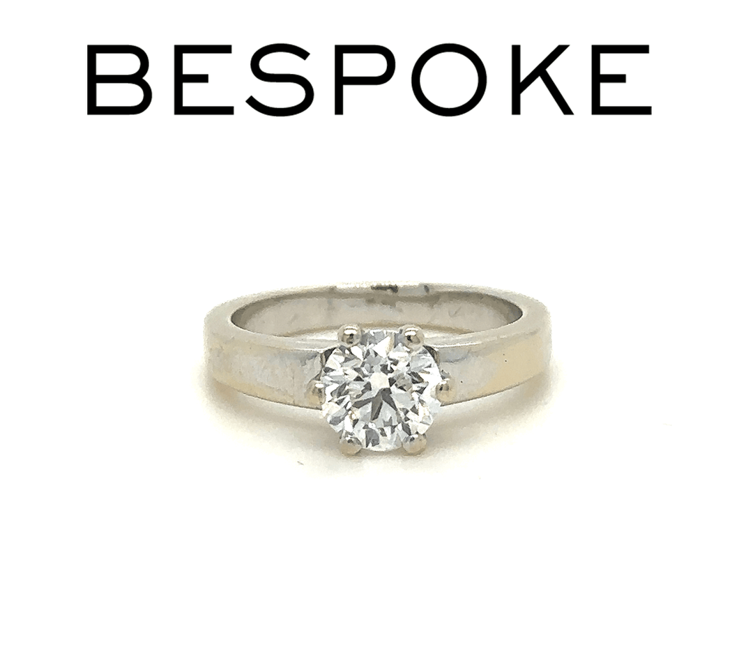 Bespoke Diamond Engagement Ring 1.01ct