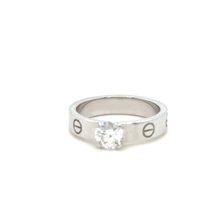 Load image into Gallery viewer, Cartier White Gold Love Solitaire Ring