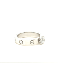 Load image into Gallery viewer, Cartier White Gold Love Solitaire Ring