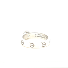 Load image into Gallery viewer, Cartier White Gold Love Solitaire Ring
