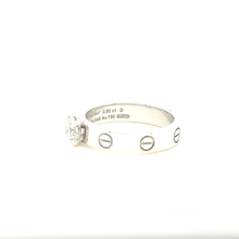 Load image into Gallery viewer, Cartier White Gold Love Solitaire Ring