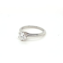 Load image into Gallery viewer, Tiffany &amp; Co Platinum Diamond Ring 1.06ct