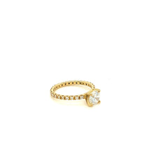 Load image into Gallery viewer, GIA Yellow Gold Diamond Solitaire Ring 1.25ct