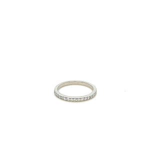 Bespoke 18ct White Gold Diamond Wedding Band 0.29ct