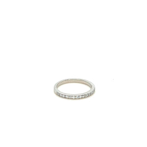 Bespoke 18ct White Gold Diamond Wedding Band 0.29ct