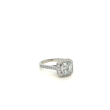 Load image into Gallery viewer, GIA White Gold Asscher Cut Engagement Ring 1.56ct