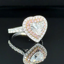 Load image into Gallery viewer, Bespoke Diamond Heart Ring 1.50ct