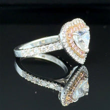 Load image into Gallery viewer, Bespoke Diamond Heart Ring 1.50ct