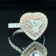 Load image into Gallery viewer, Bespoke Diamond Heart Ring 1.50ct