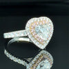 Bespoke Diamond Heart Ring 1.50ct