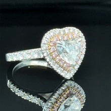 Load image into Gallery viewer, Bespoke Diamond Heart Ring 1.50ct