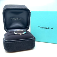 Load image into Gallery viewer, Tiffany &amp; Co Elsa Peretti band ring 0.02ct Size R