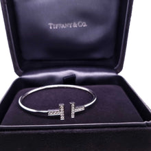 Load image into Gallery viewer, Tiffany &amp; Co T Diamond Wire Bracelet