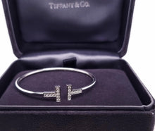 Load image into Gallery viewer, Tiffany &amp; Co T Diamond Wire Bracelet