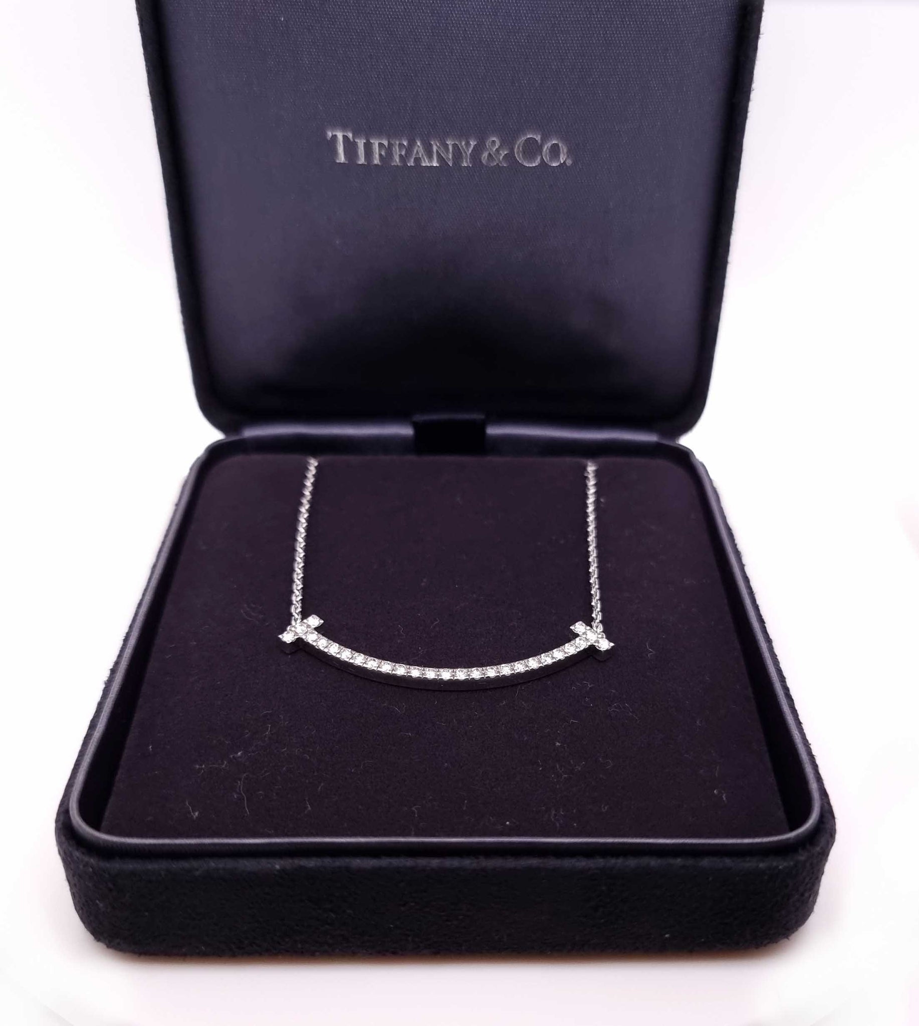 Tiffany Co T Medium Smile Pedant Sell Diamonds in Sydney