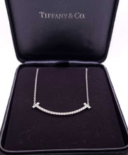 Load image into Gallery viewer, Tiffany &amp; Co T Medium Smile Pendant