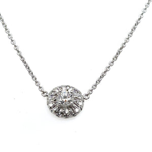 Bespoke Diamond Necklace White Gold 0.35ct